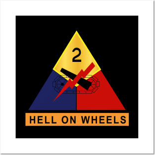 2nd Armored - Hell on Wheels wo Txt Posters and Art